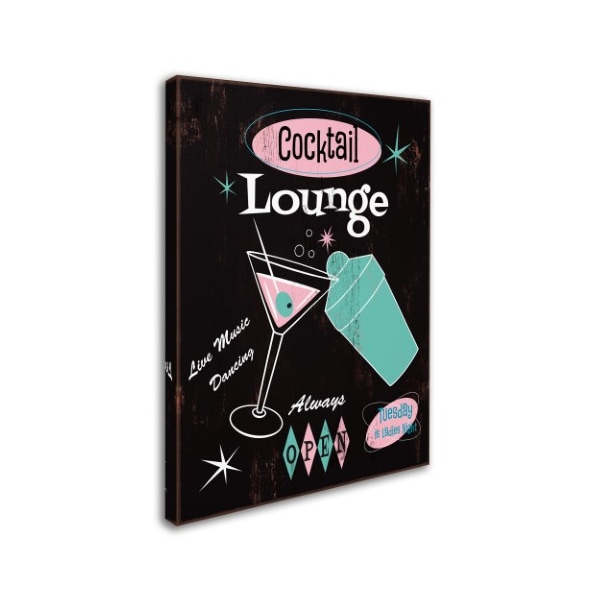 Fiona Stokes-Gilbert 'Cocktail Lounge' Canvas Art,14x19